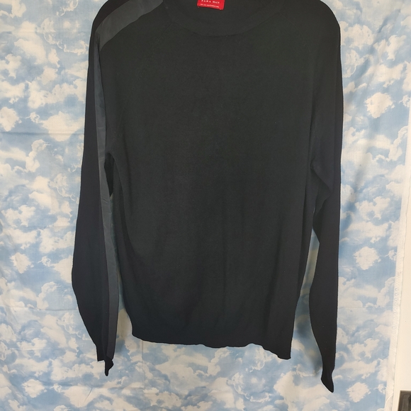 Zara Other - Zara Men's Black Crewneck Sweater